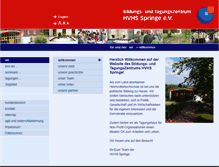 Tablet Screenshot of hvhs-springe.de